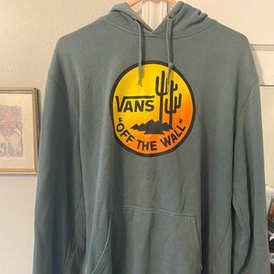 Vans off the wall desert green hoodie